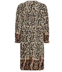 FRANCE XILLIE DRESS IN LEOPARD PRINT