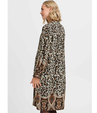 FRANCE XILLIE DRESS IN LEOPARD PRINT