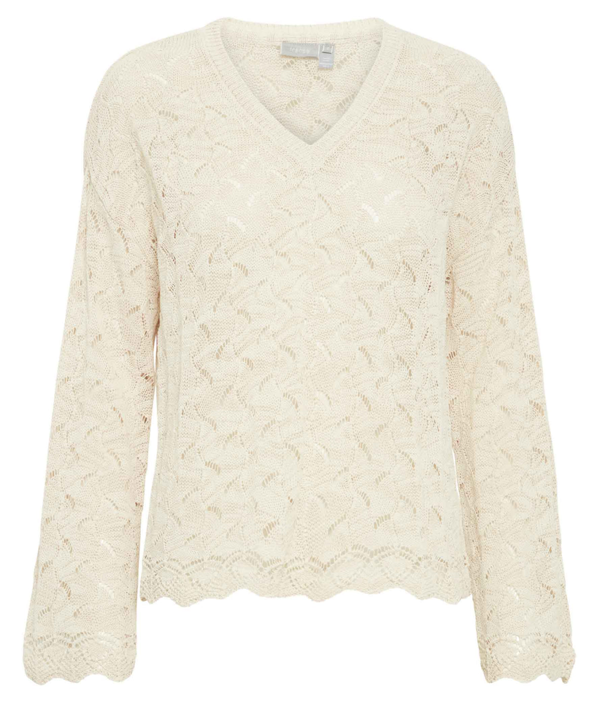 FRANSA BEA KNITTED SWEATER IN SAND