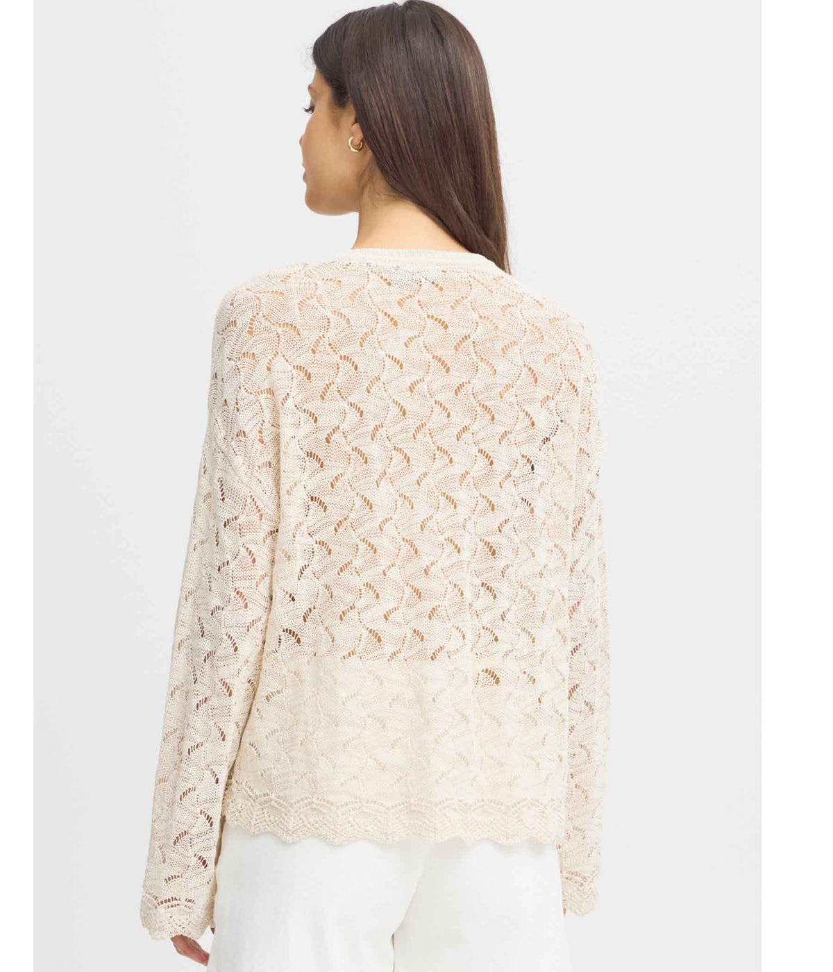 FRANSA BEA KNITTED SWEATER IN SAND
