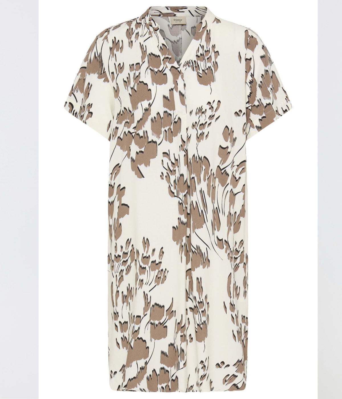 FRANSA HEAT KJOLE/TUNIKA I MØRK SAND