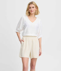 FRANSA JUNA SHORTS IN LIGHT SAND