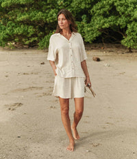 FRANSA JUNA SHORTS IN LIGHT SAND