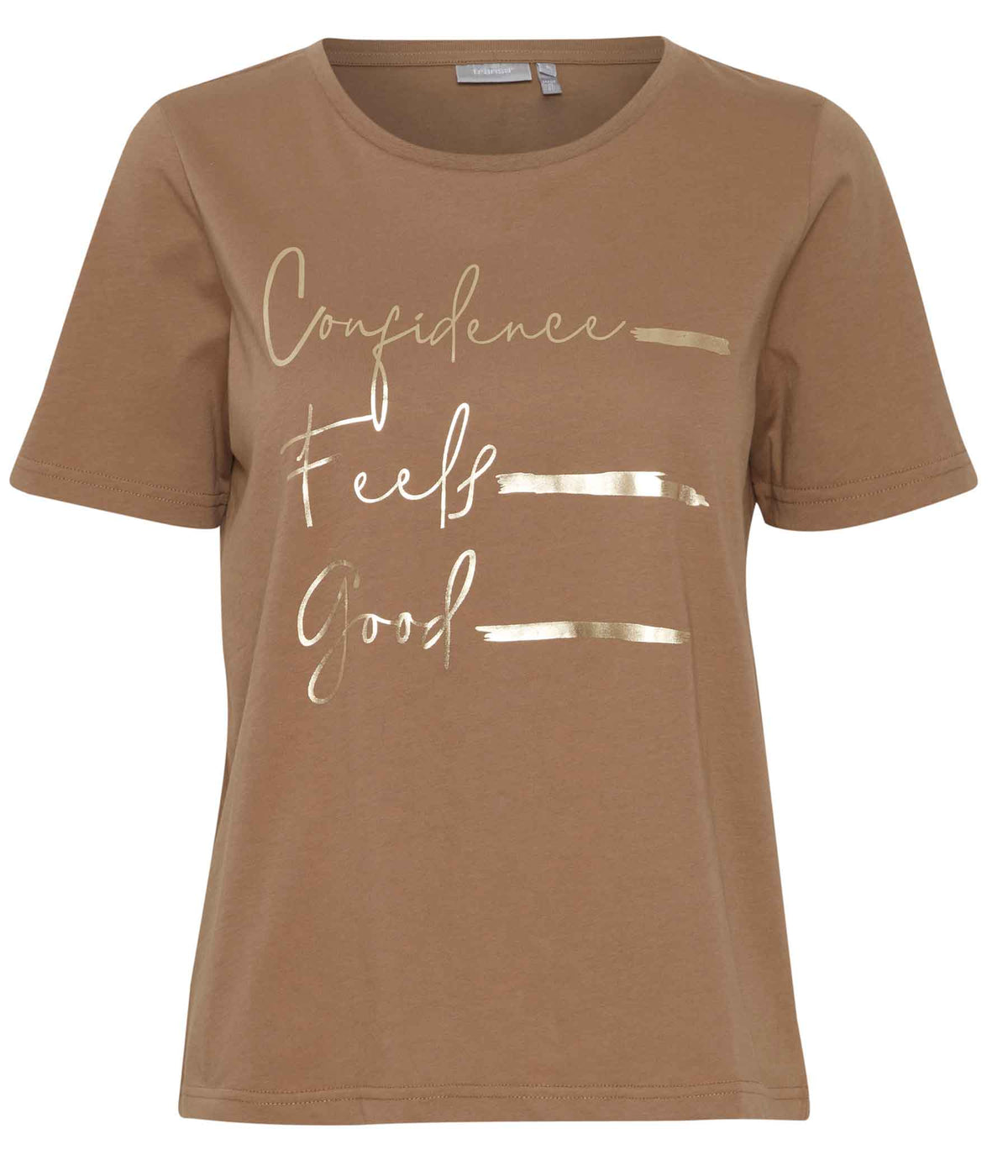 FRANSA TORGA T-SHIRT I COCA MOCHA