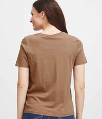 FRANSA TORGA T-SHIRT I COCA MOCHA