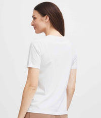 FRANSA TORGA T-SHIRT IN WHITE