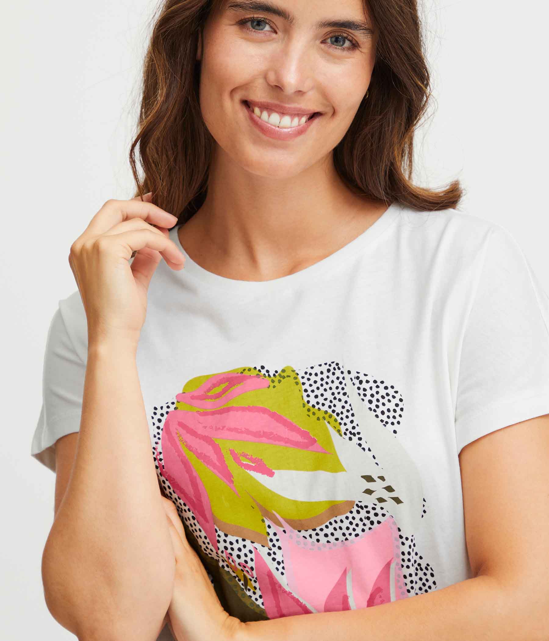 FRANSA T-SHIRT HVID – Heidisbutik