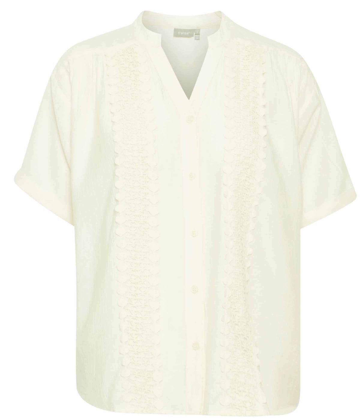 FRANSA BLONDE SKJORTE I CREME.