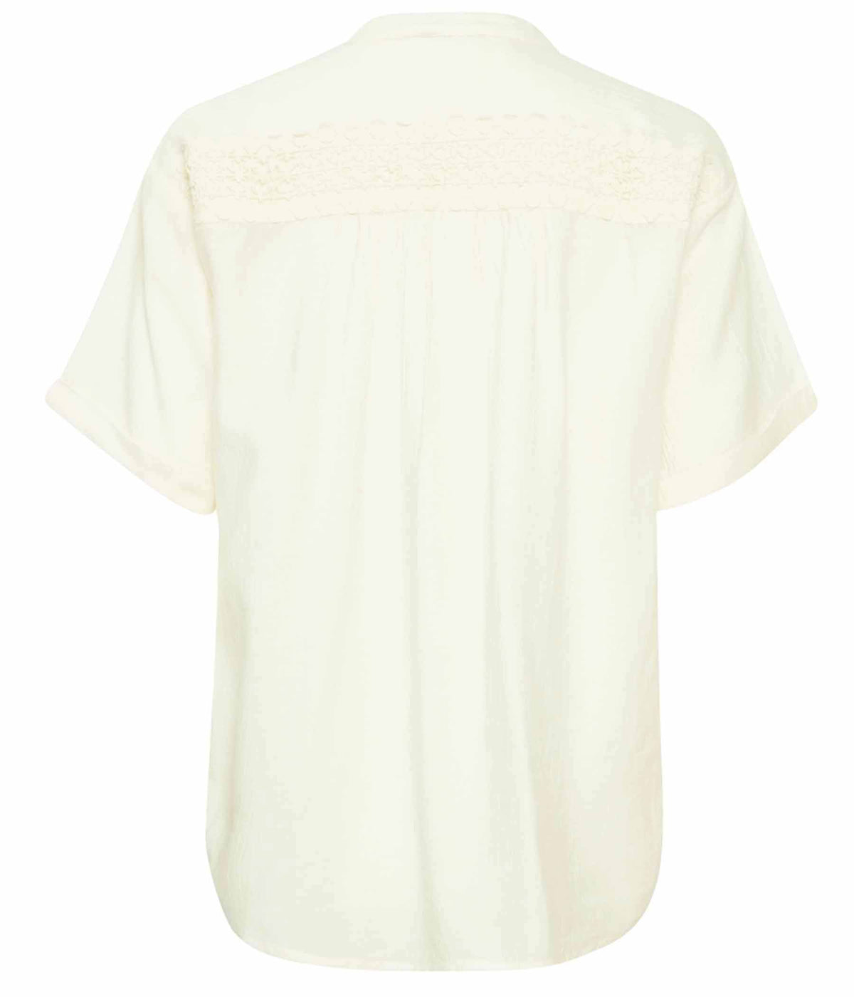 FRANCES LACE SHIRT IN CREAM.