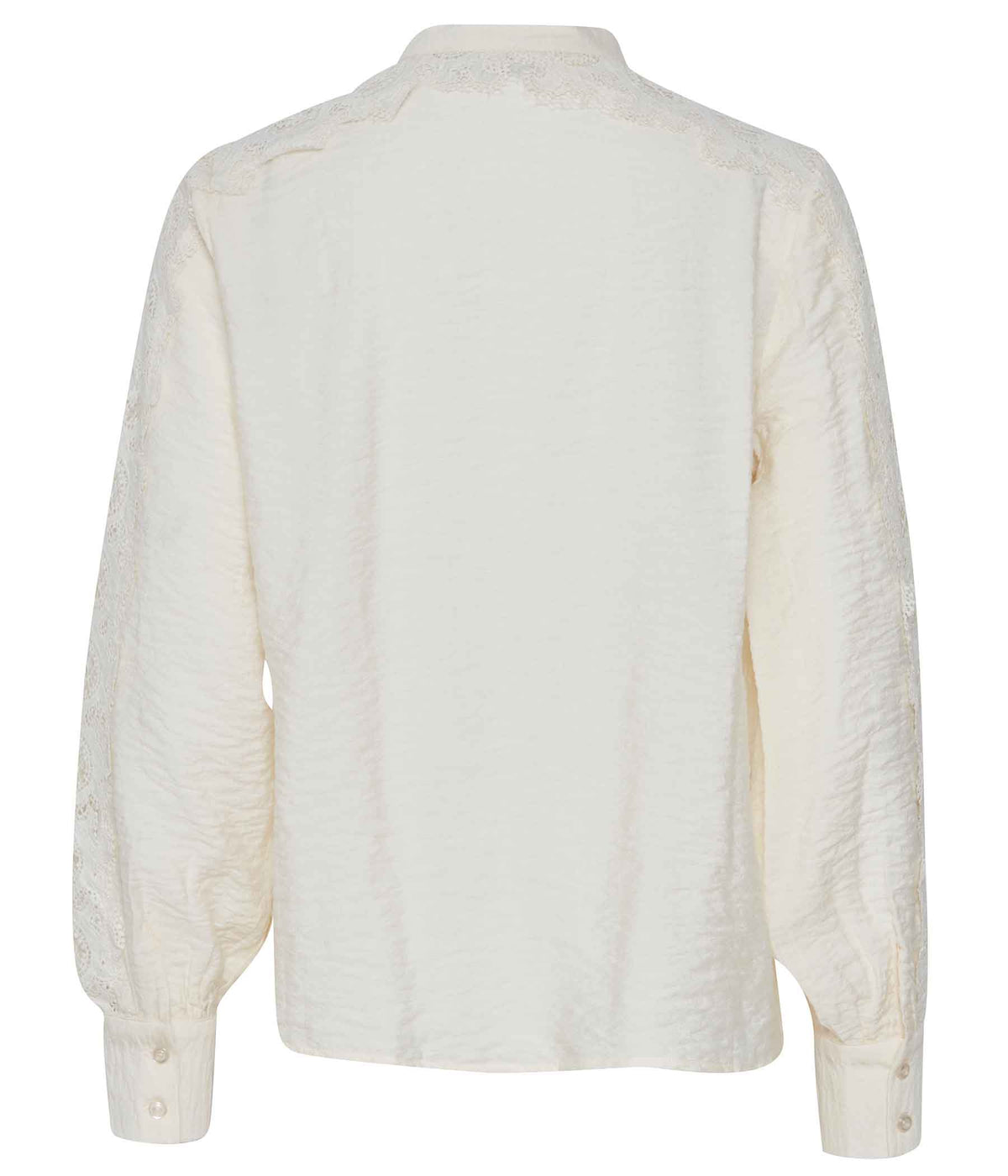 FRANSA LACE SHIRT IN CREAM