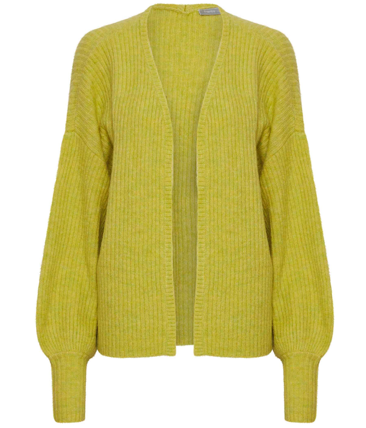 FRANSA ELVIRA CARDIGAN I LIME