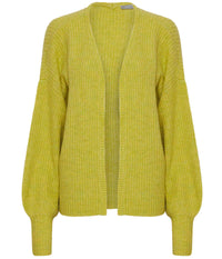 FRANSA ELVIRA CARDIGAN IN LIME