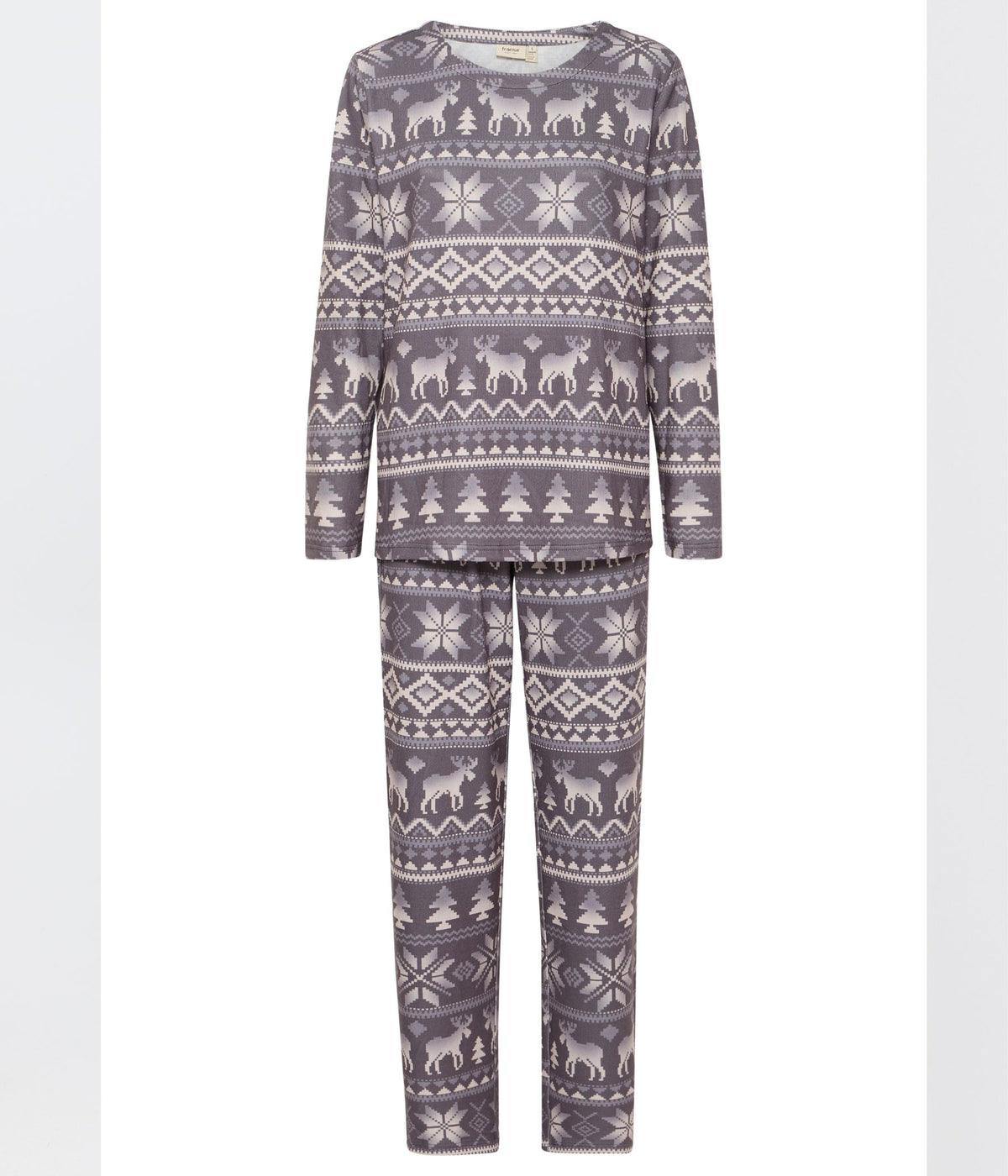 FRANSA JULENATTØJ I GRÅ OG OFFWHITE