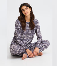 FRANSA JULENATTØJ I GRÅ OG OFFWHITE