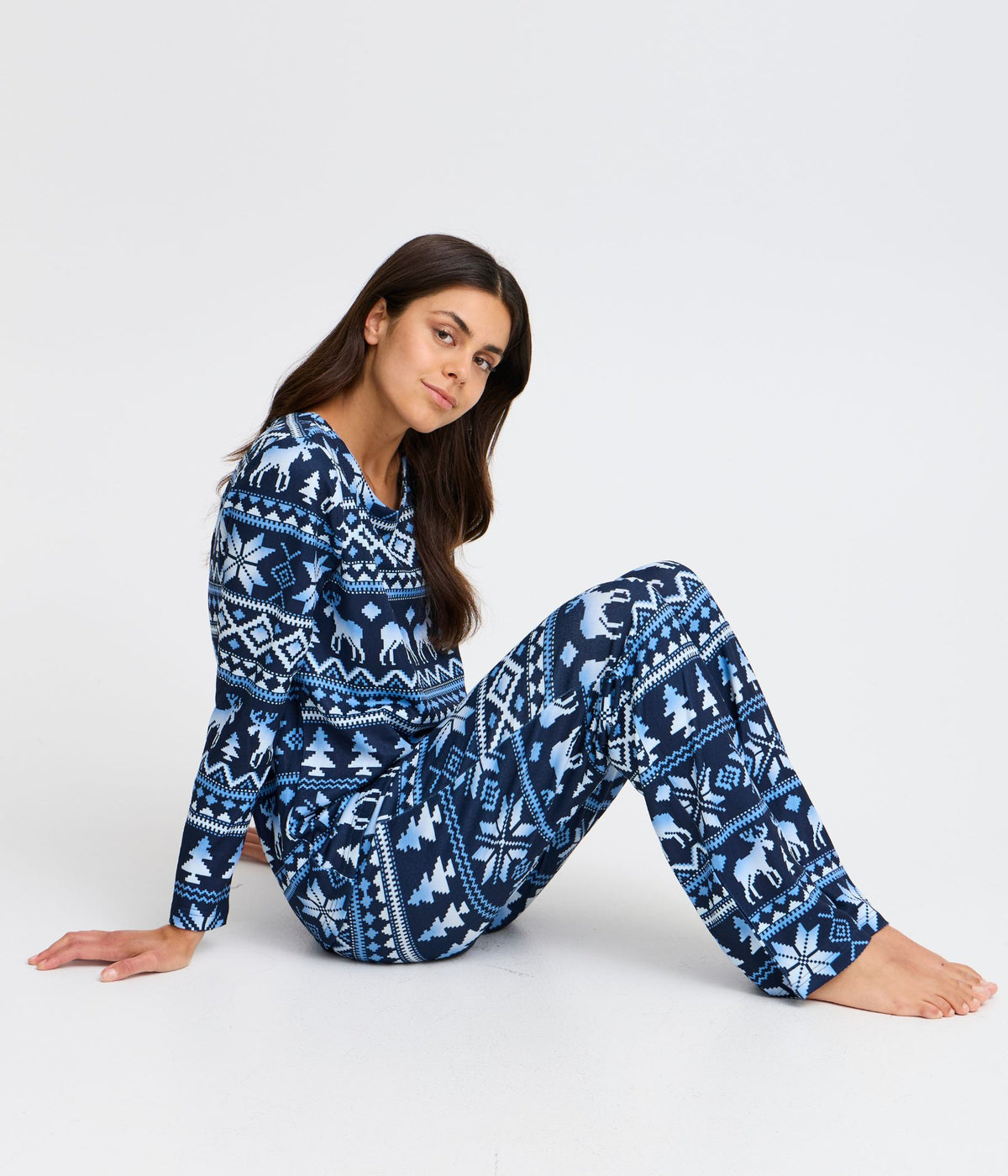 FRANSA JULENATTØJ I NAVY