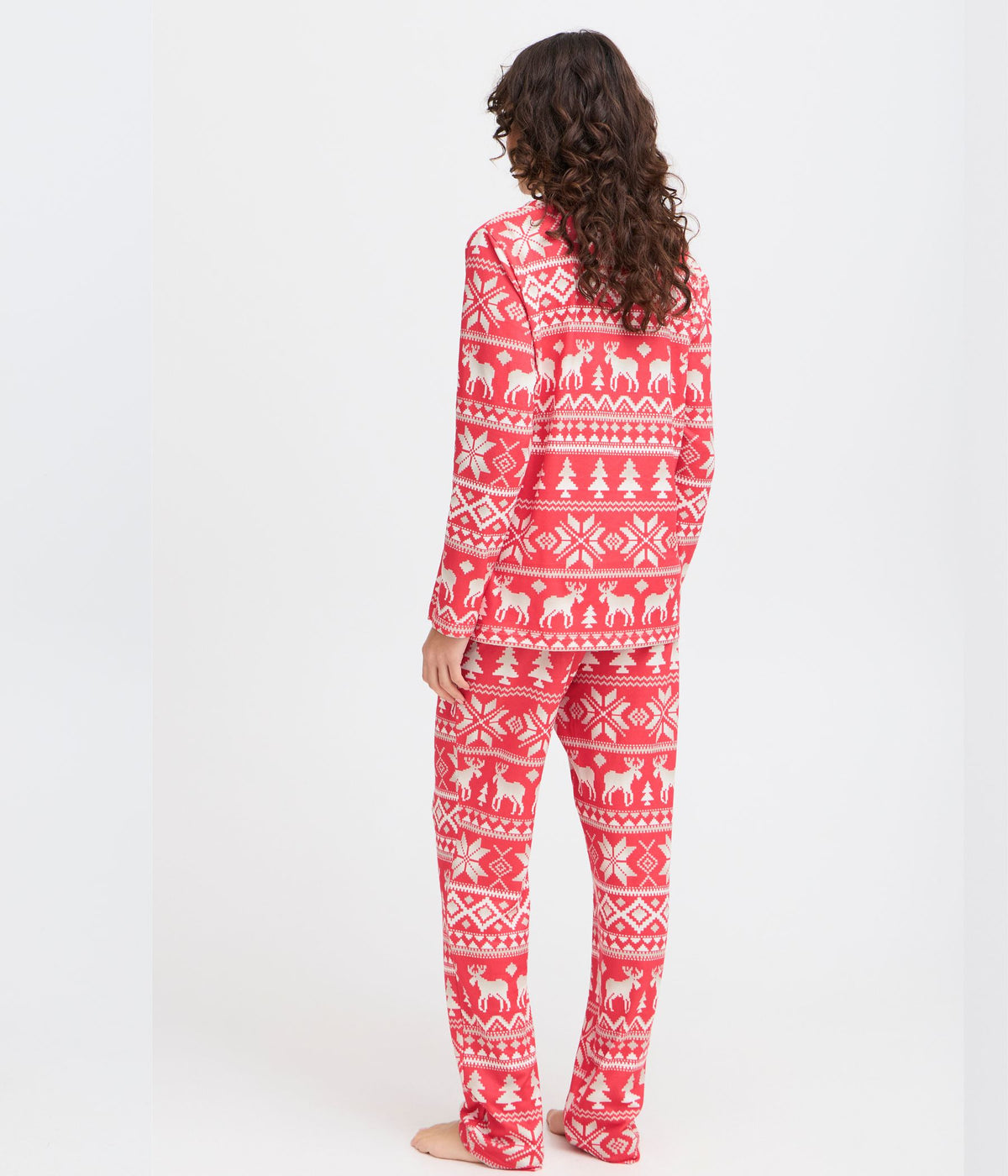 FRANSA JULENATTØJ I RØD OG OFWHITE