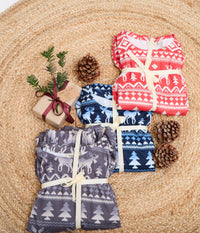 FRANSA JULENATTØJ I RØD OG OFWHITE