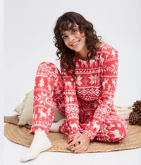 FRANSA JULENATTØJ I RØD OG OFWHITE