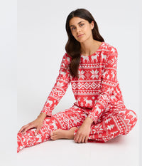 FRANSA JULENATTØJ I RØD OG OFWHITE