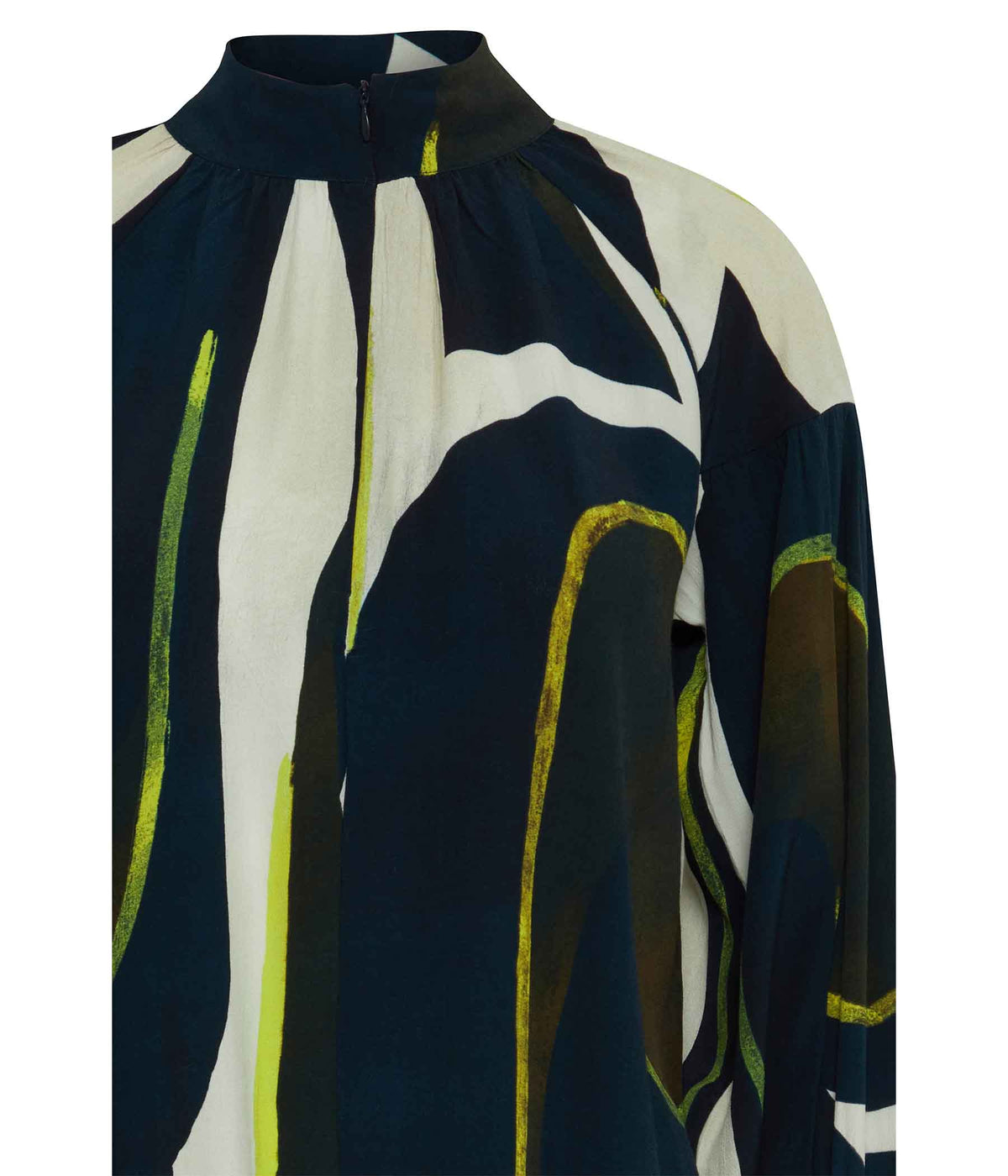 FRANSA LENA BLOUSE IN NAVY