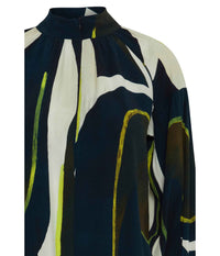 FRANSA LENA BLOUSE IN NAVY