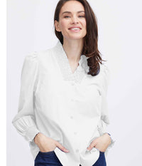 FRANSA SHIRT IN WHITE