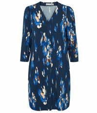 Fransa seen tunic in dark blue
