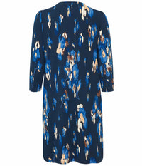 Fransa seen tunic in dark blue