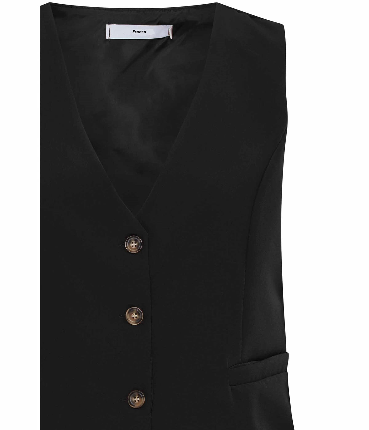 FRANSA ZOLINA VEST IN BLACK