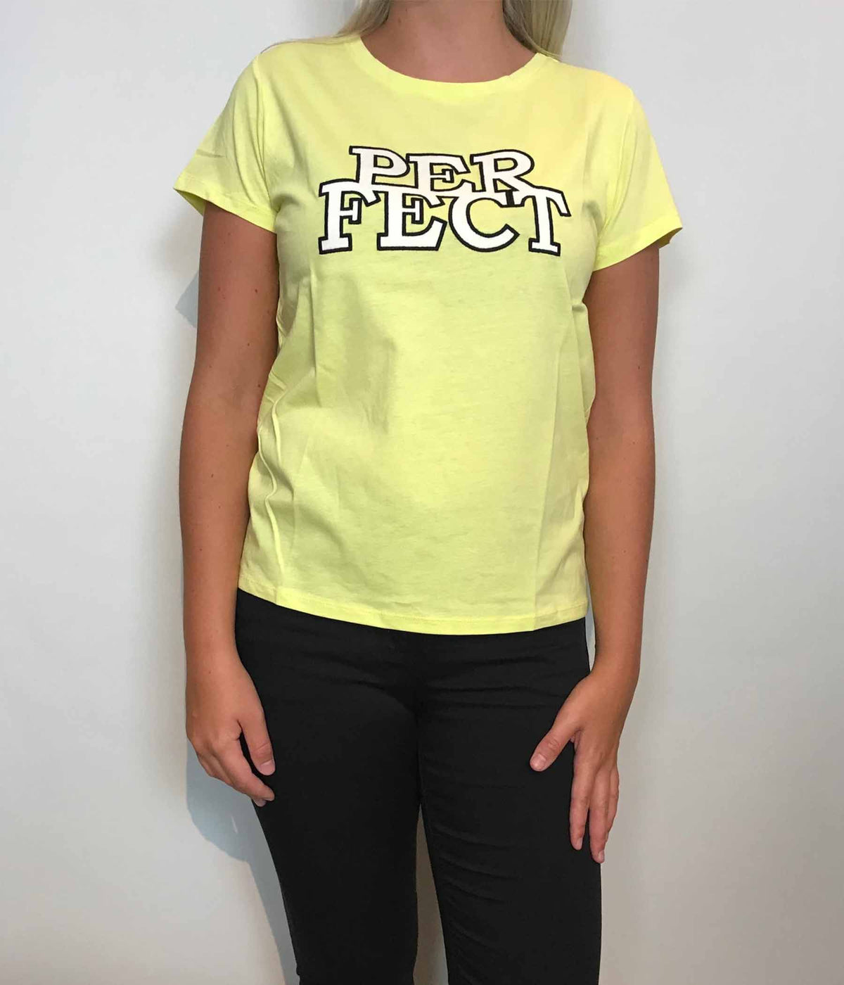 SOAKED IN LUXURY T-SHIRT IN YELLOW