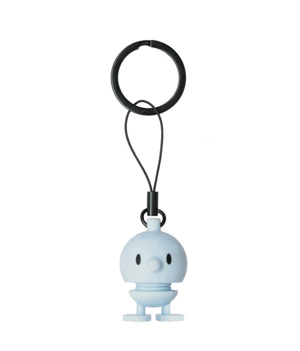 HOPTIMIST NØGLERING BUMLE I LYSEBLÅ