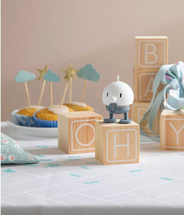 HOPTIMIST  BABY BIMBLE I BLÅGRÅ - 7 CM.