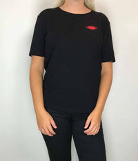 ONE-TWO T-SHIRT WITH KISS EMBROIDERY