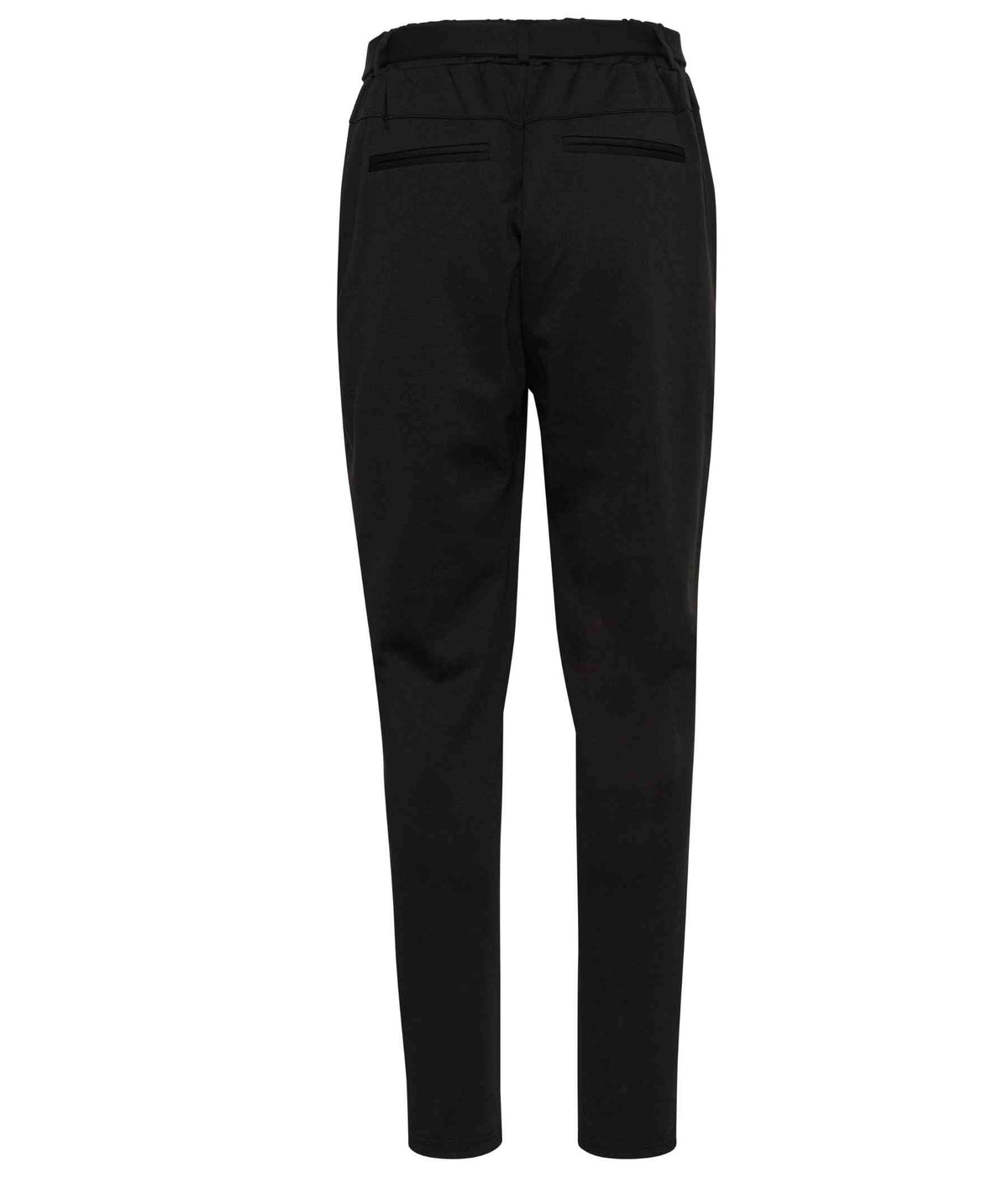 KAFFE JENNY BUKSER MED BÆLTE I SORT. 7/8