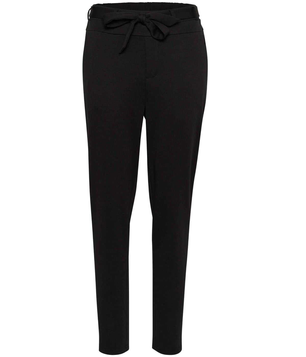 KAFFE JENNY BUKSER MED BÆLTE I SORT. 7/8