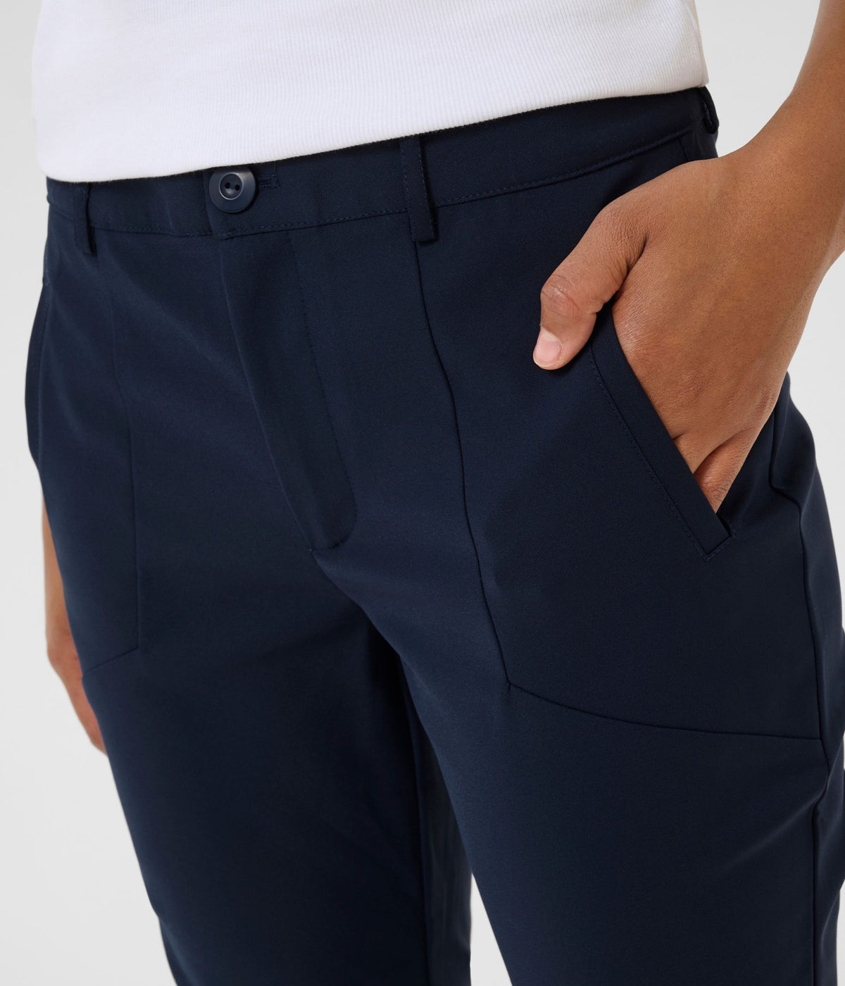 KAFFE VERA BUKSER I MARINEBLÅ