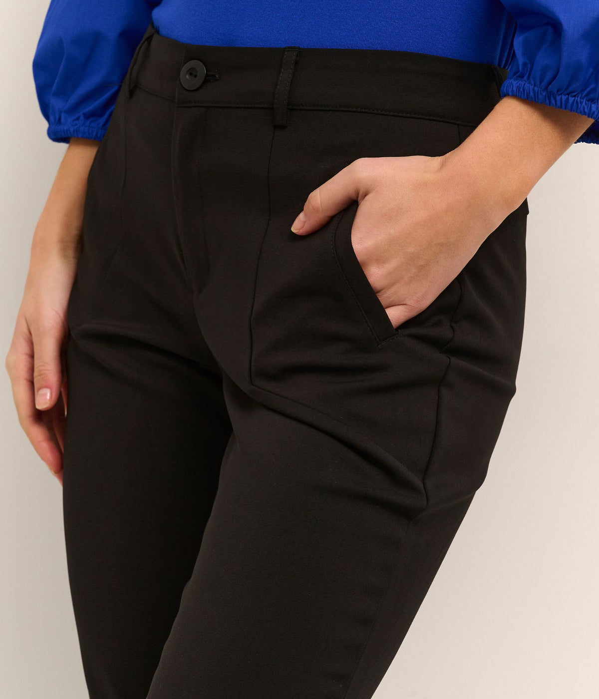 KAFFE VERA BUKSER I SORT