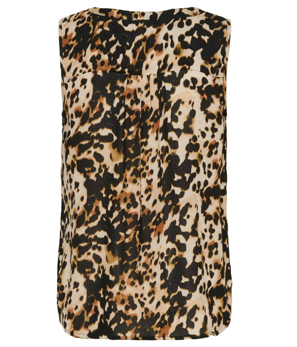 KAFFE AMBER TOP I LEOPARD