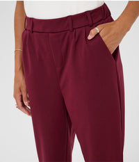 KAFFE JENNY PANTS I BORDEAUX