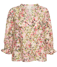 KAFFE JOHANNA BLUSE I PINK