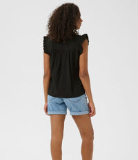 KAFFE LIANY BLUSE I SORT