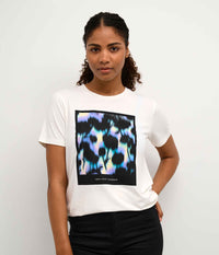 COFFEE T-SHIRT IN WHITE