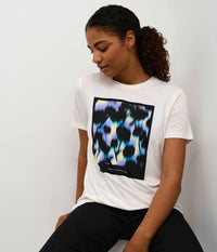 COFFEE T-SHIRT IN WHITE