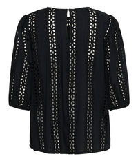 KAFFE RANDY BLUSE I SORT