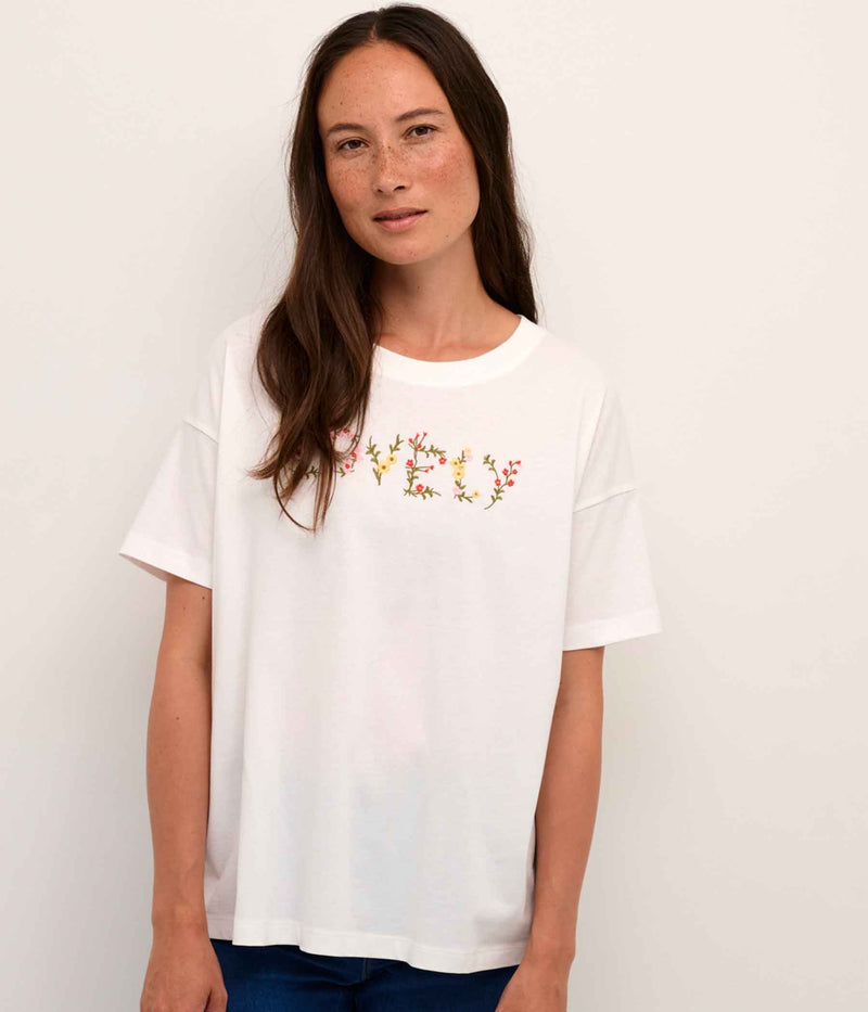 COFFEE FREE T-SHIRT IN WHITE