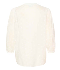 COFFEE JOLLIA BLOUSE IN LIME WHITE