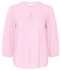 KAFFE JOLLIA BLUSE I PINK MIST