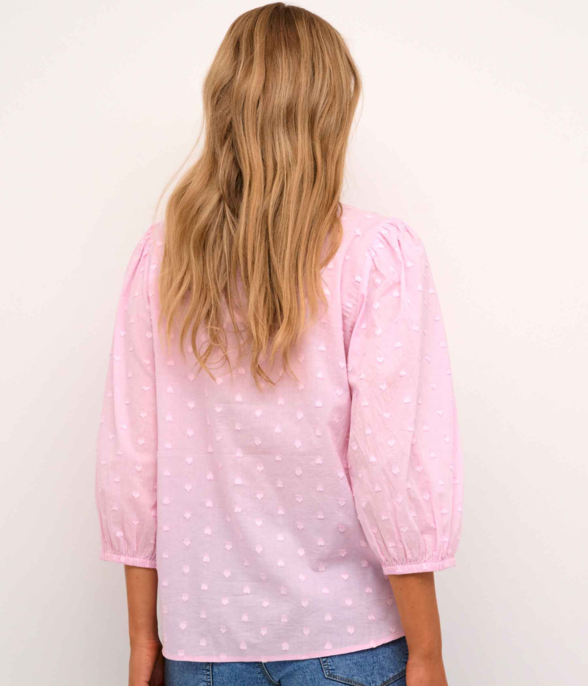 COFFEE JOLLIA BLOUSE IN PINK MIST