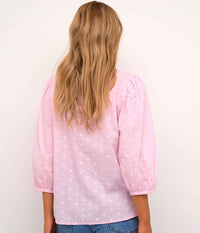 KAFFE JOLLIA BLUSE I PINK MIST