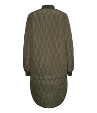 KAFFE SHALLY QUILIED JAKKE I GRAPE LEAF